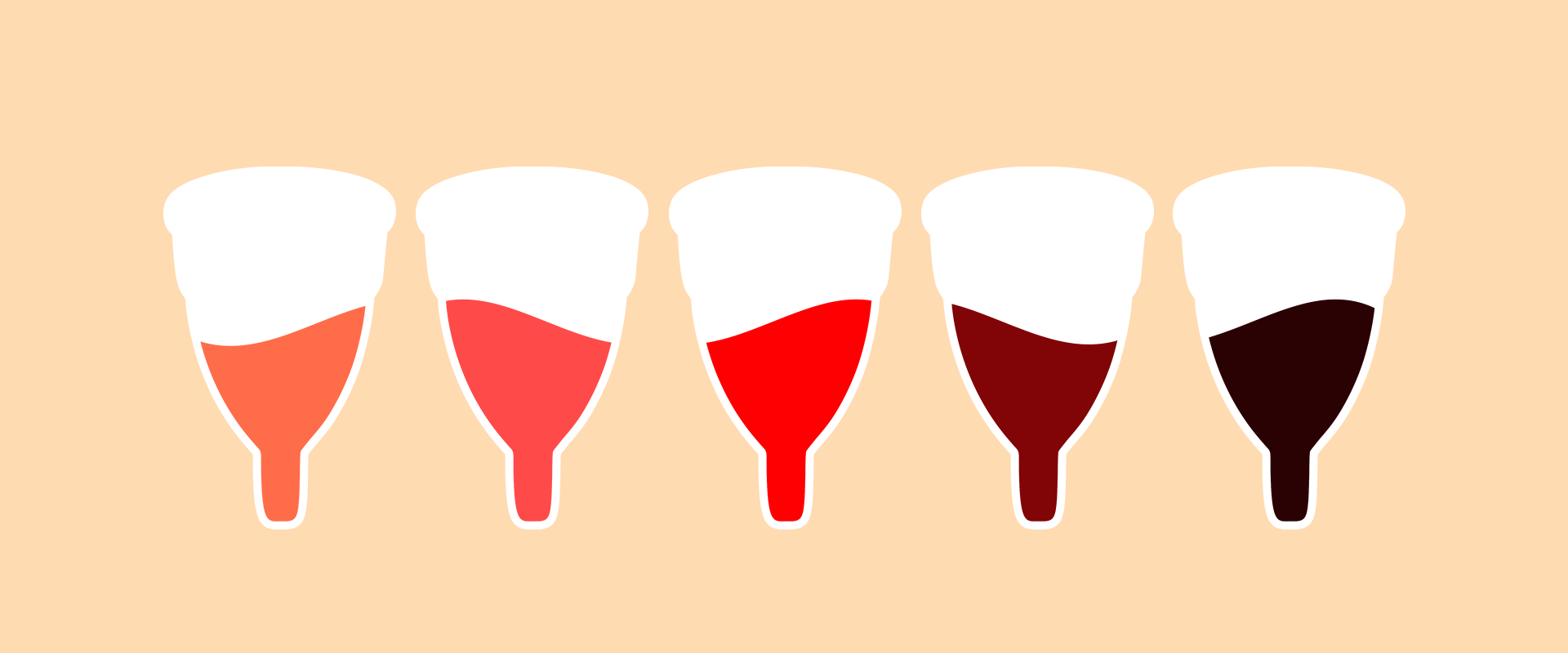 Variações na cor do sangue menstruam importam? Devo me preocupar?