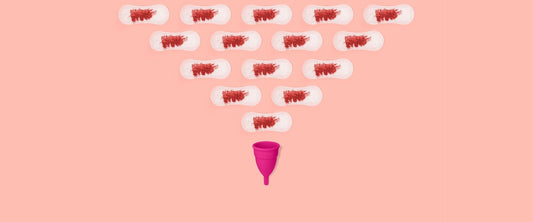 Qual a relação entre a menstruação e a produção de lixo?