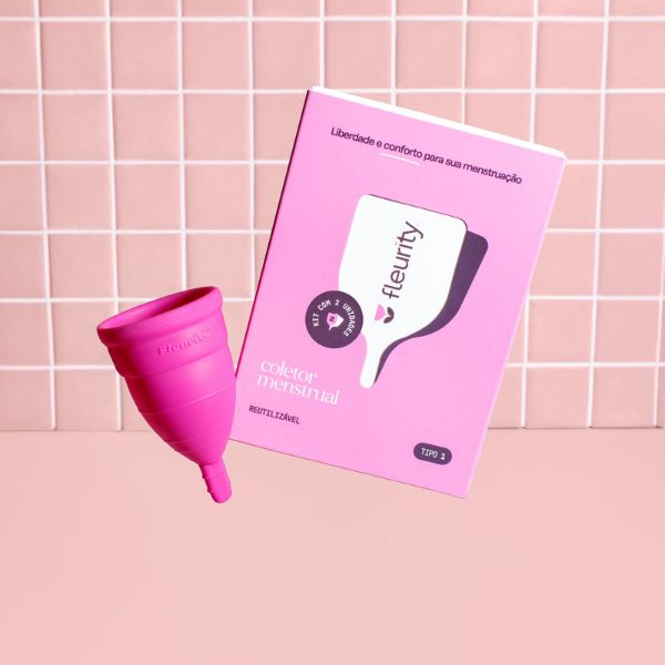 Kit Coletor Menstrual com Aplicador de Brinde